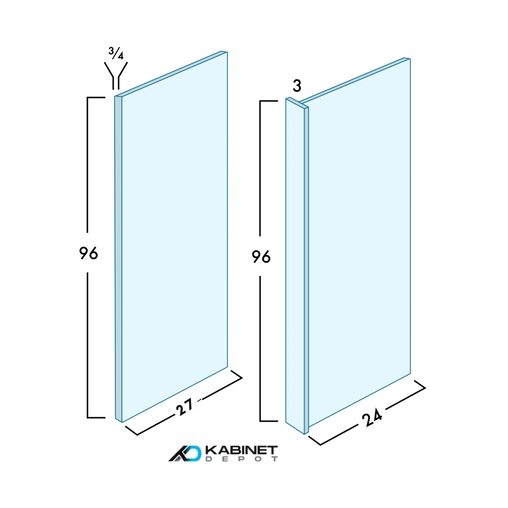 Refrigerator End Panels diagram