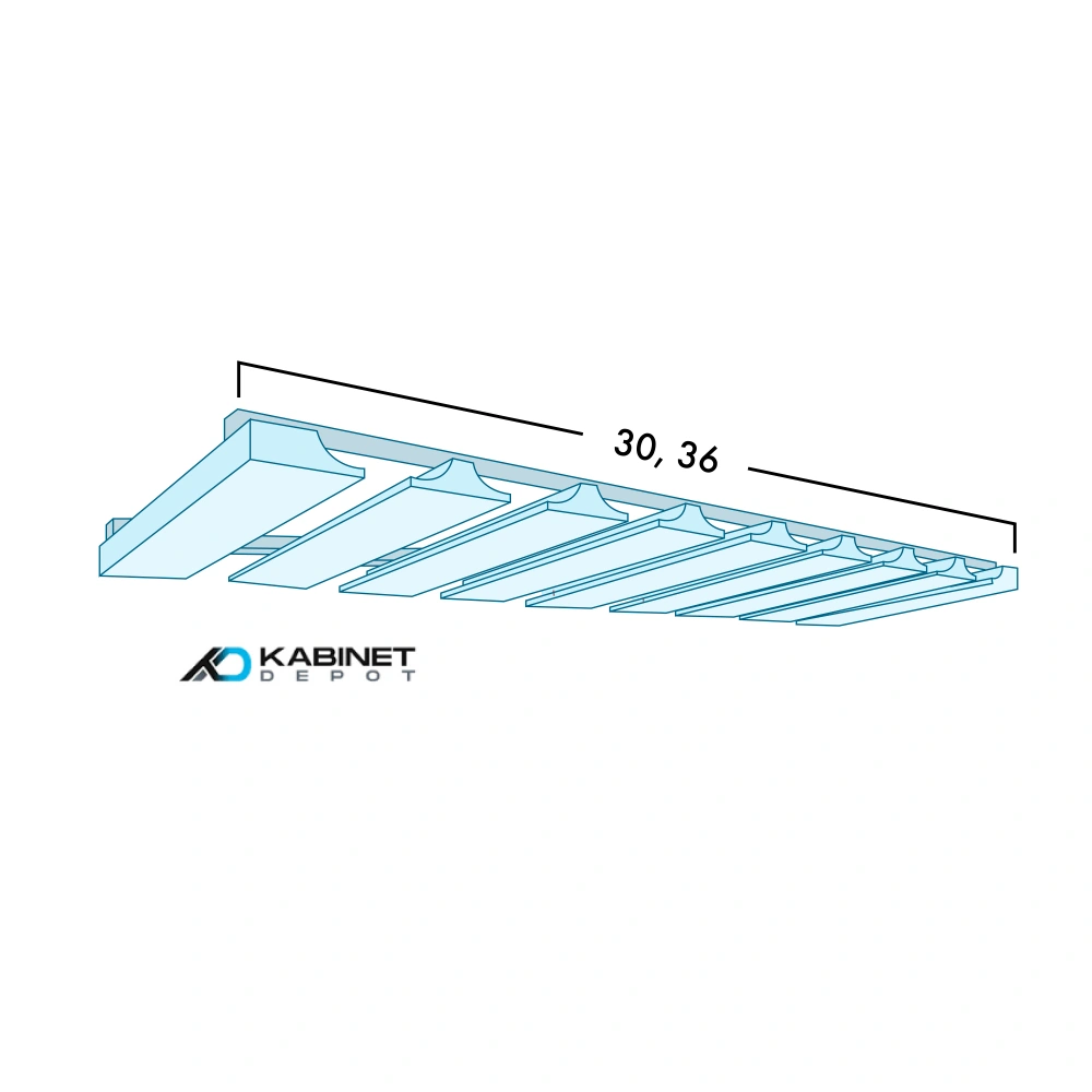 Stemware Rack Glass Holder diagram