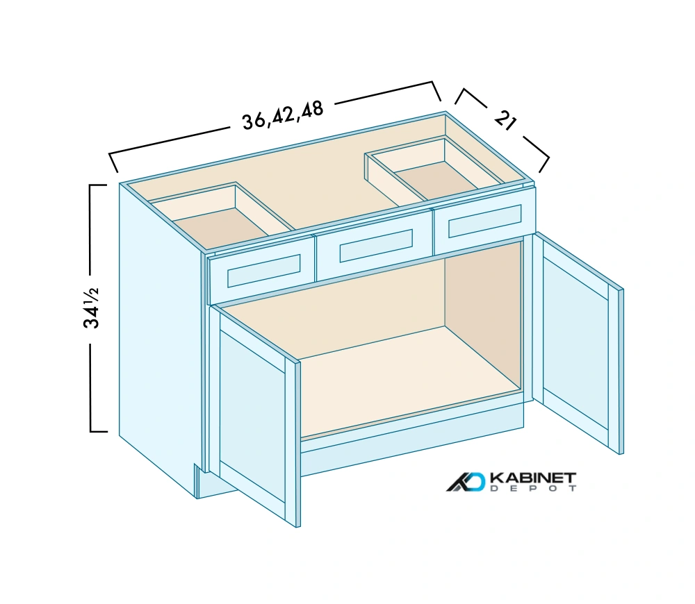 Vanity Sink Combo Bases diagram