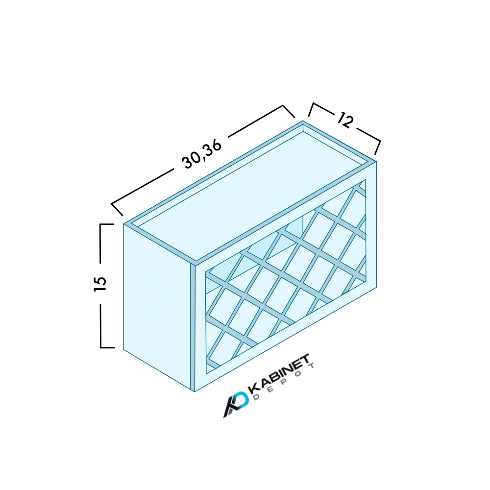 Wall Wine Racks diagram