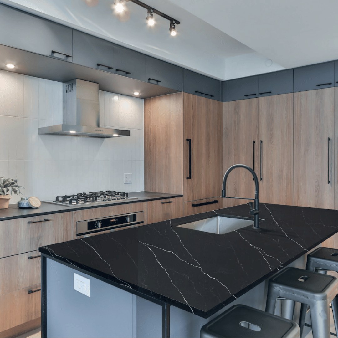Calacatta BlackSea (Continued) 2cm Quartz