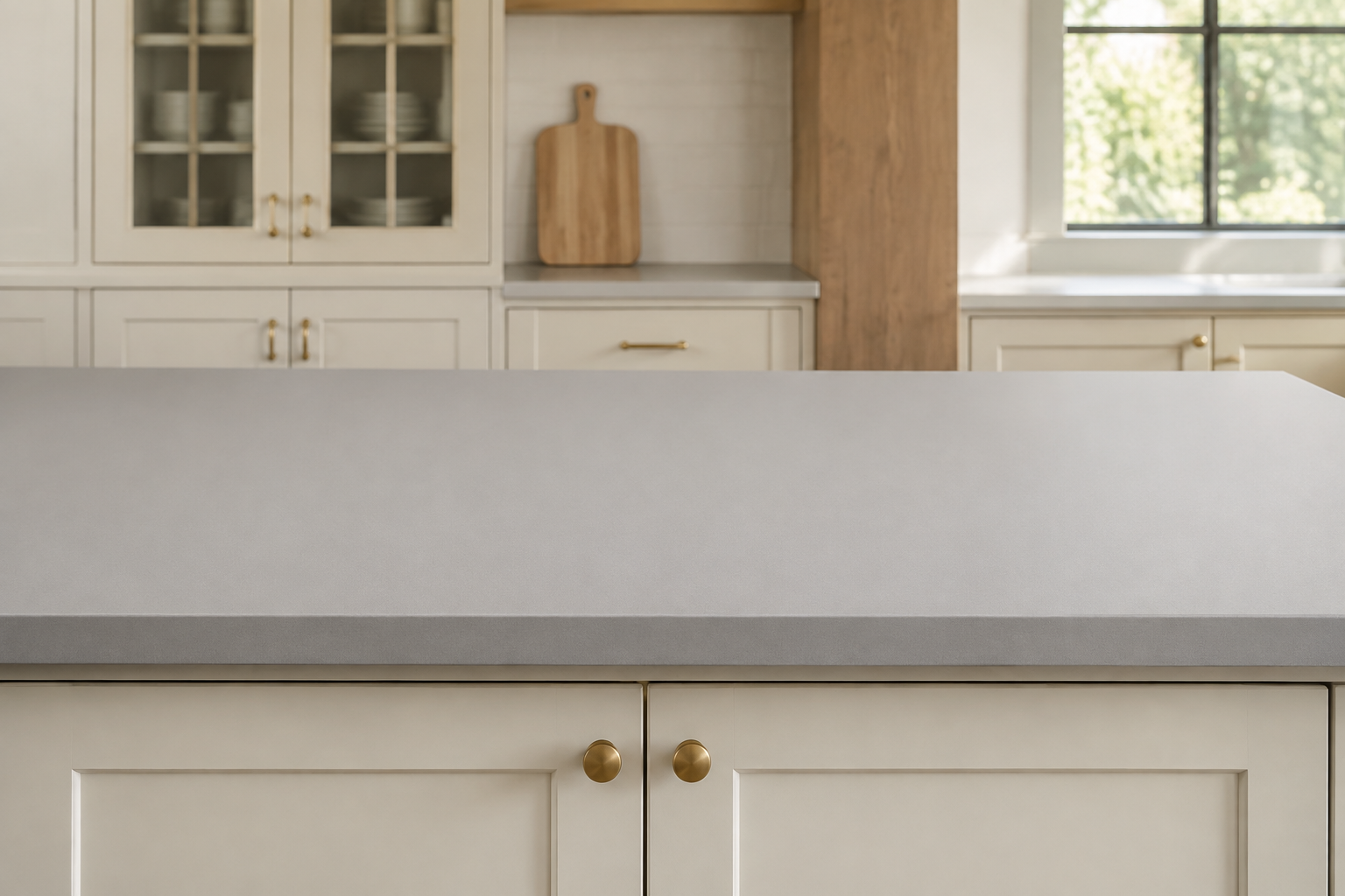 Soft White Family Kitchen