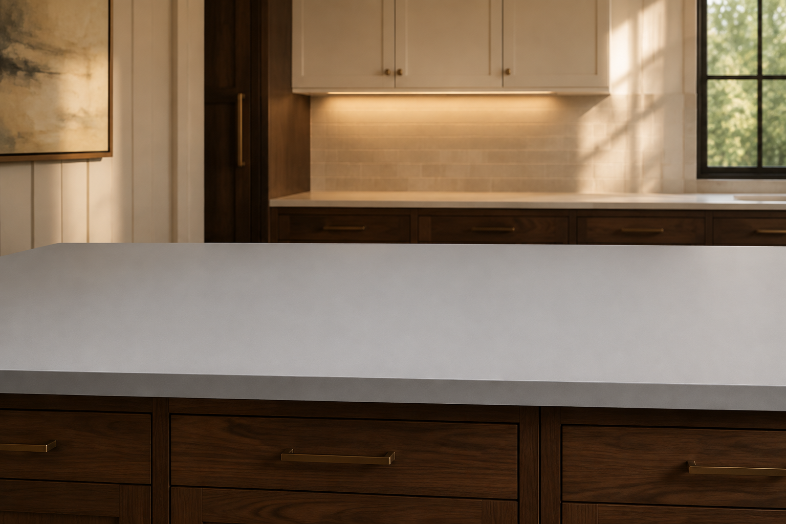 Walnut & Stone Kitchen