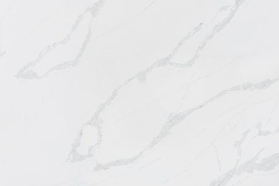Calacatta Borgini quartz slab - White Matte