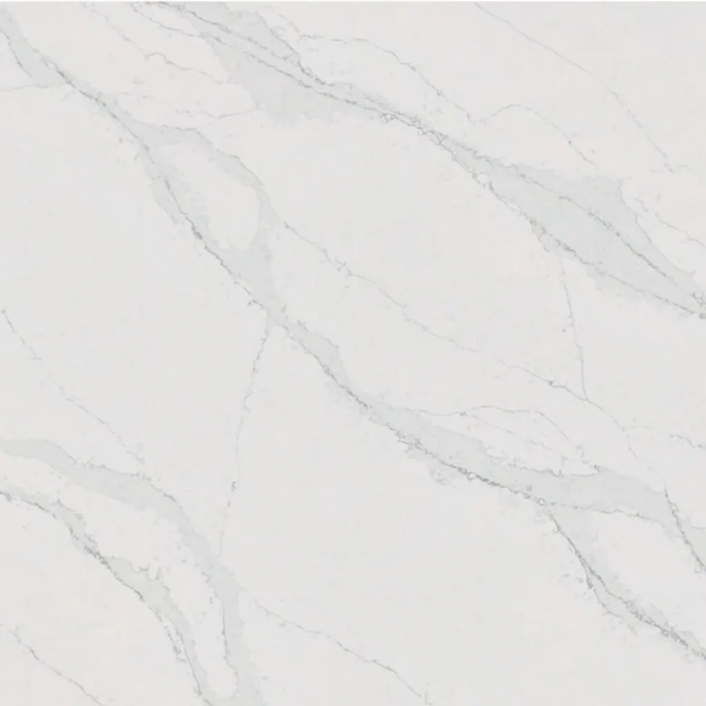 Calacatta Borghini slab surface - view 2 | White Matte