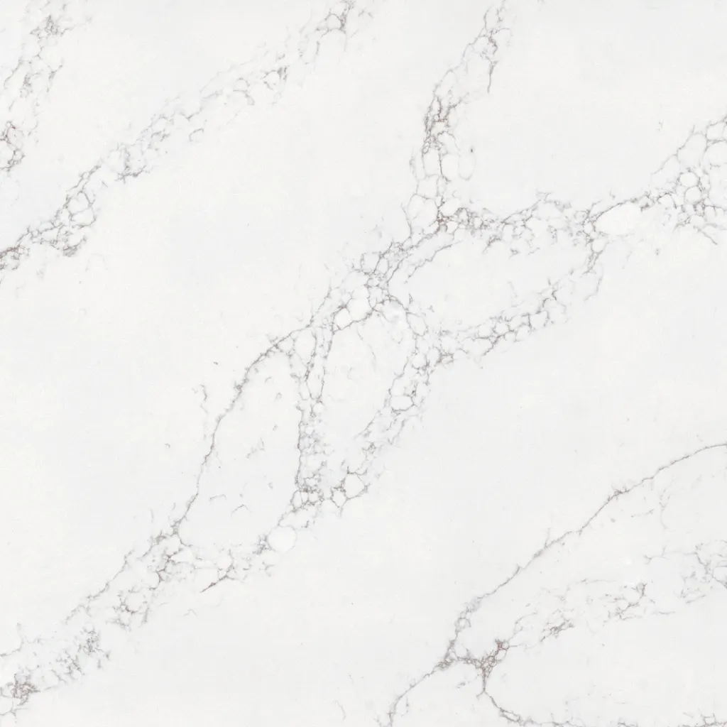 Calacatta Creek quartz slab by White Matte