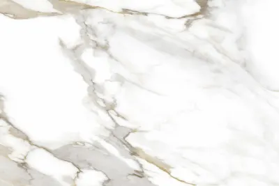 Calacatta Gold HD Calacatta Gold HD quartz slab - view 3 | White Matte