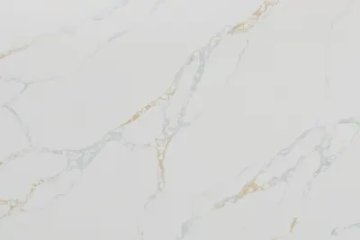 Calacatta Rocky Gold quartz slab by White Matte