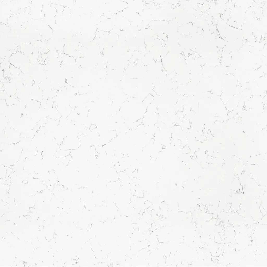 Carrara Nuova quartz slab by White Matte