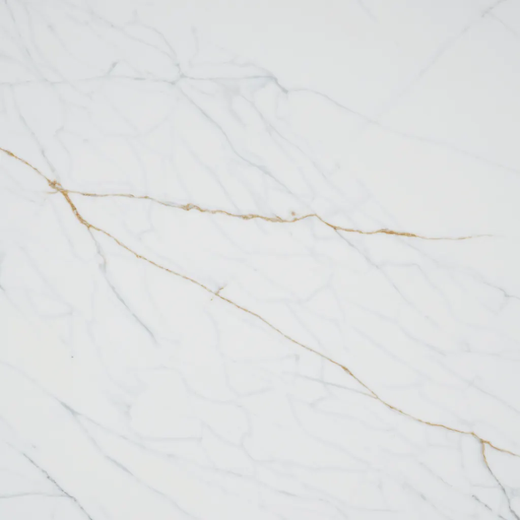 Dream Gold quartz slab - view 3 | White Matte