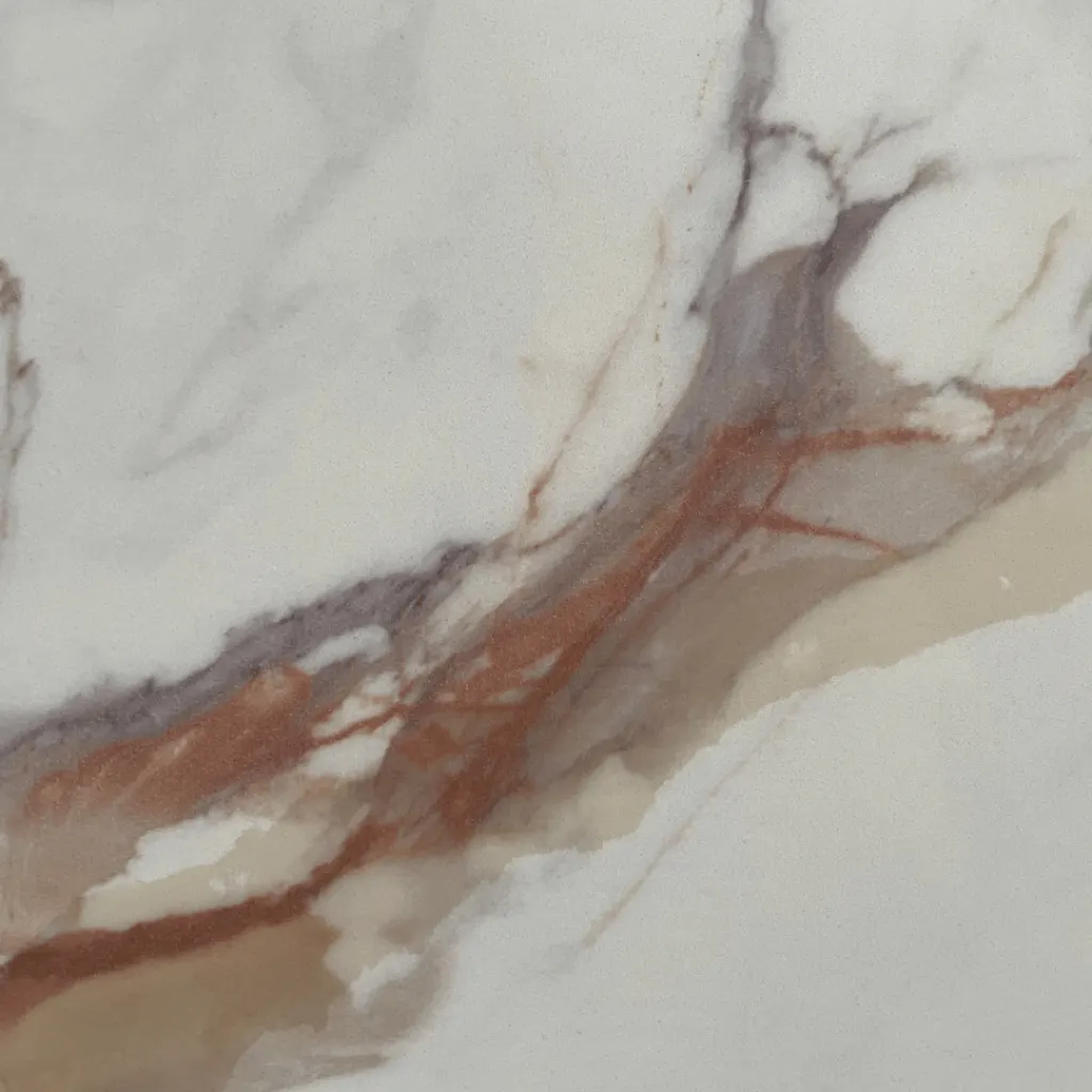 Old Stain HD quartz slab - view 3 | White Matte