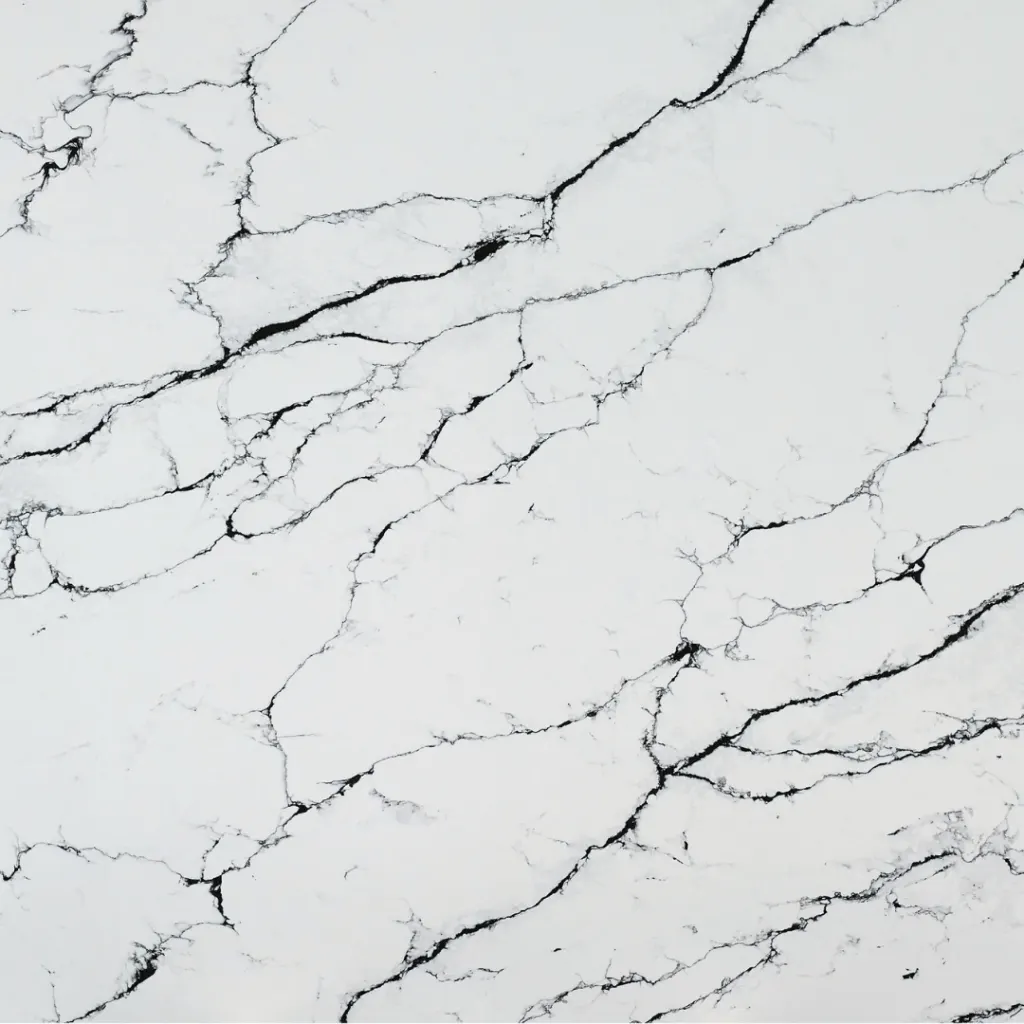Smyrna Olive quartz slab by White Matte