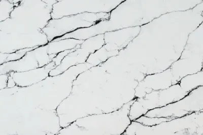Smyrna Olive Smyrna Olive quartz slab - view 3 | White Matte