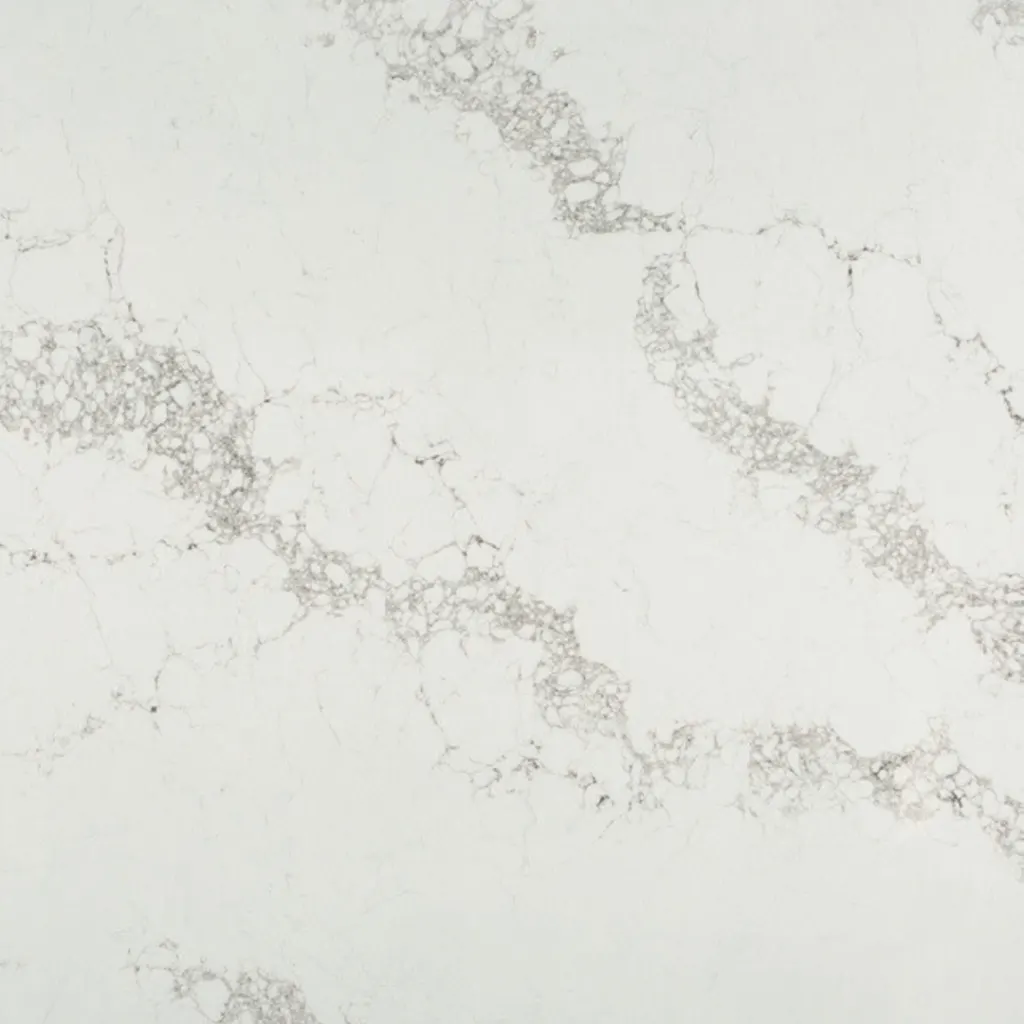 Stuaturio Gold quartz slab - view 3 | White Matte