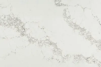 Stuaturio Gold quartz slab - view 3 | White Matte