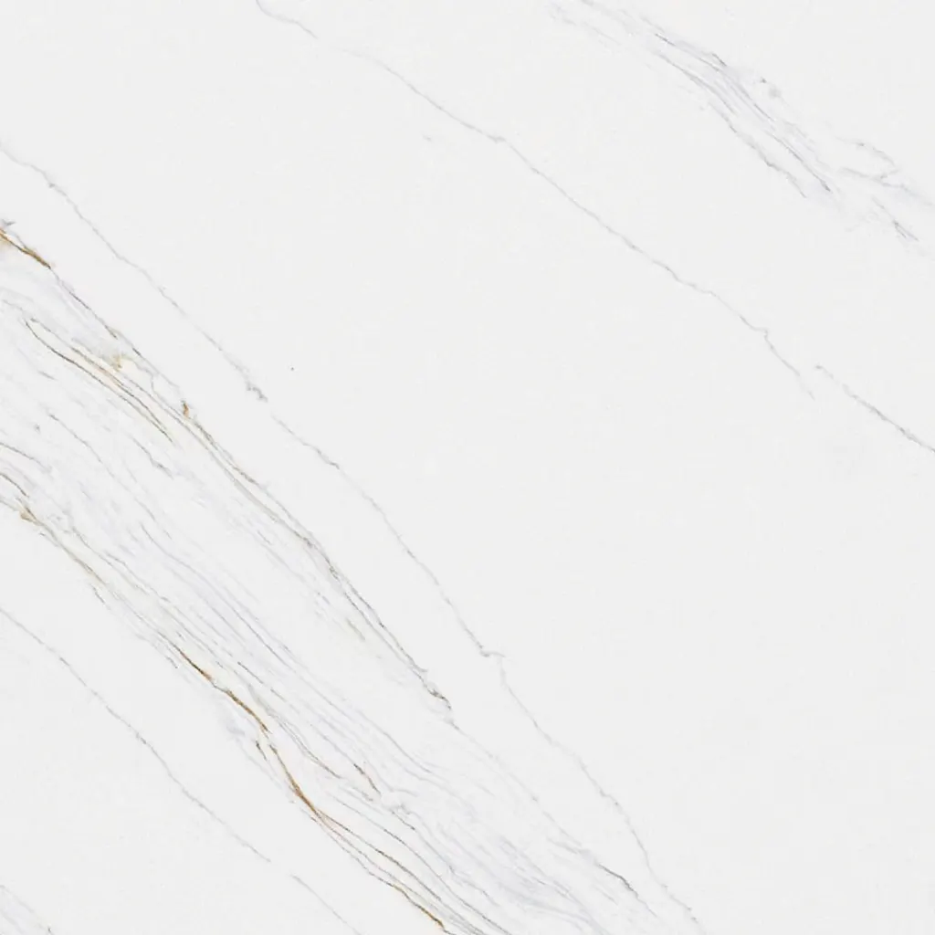 Lotus quartz slab - full slab view - White Matte