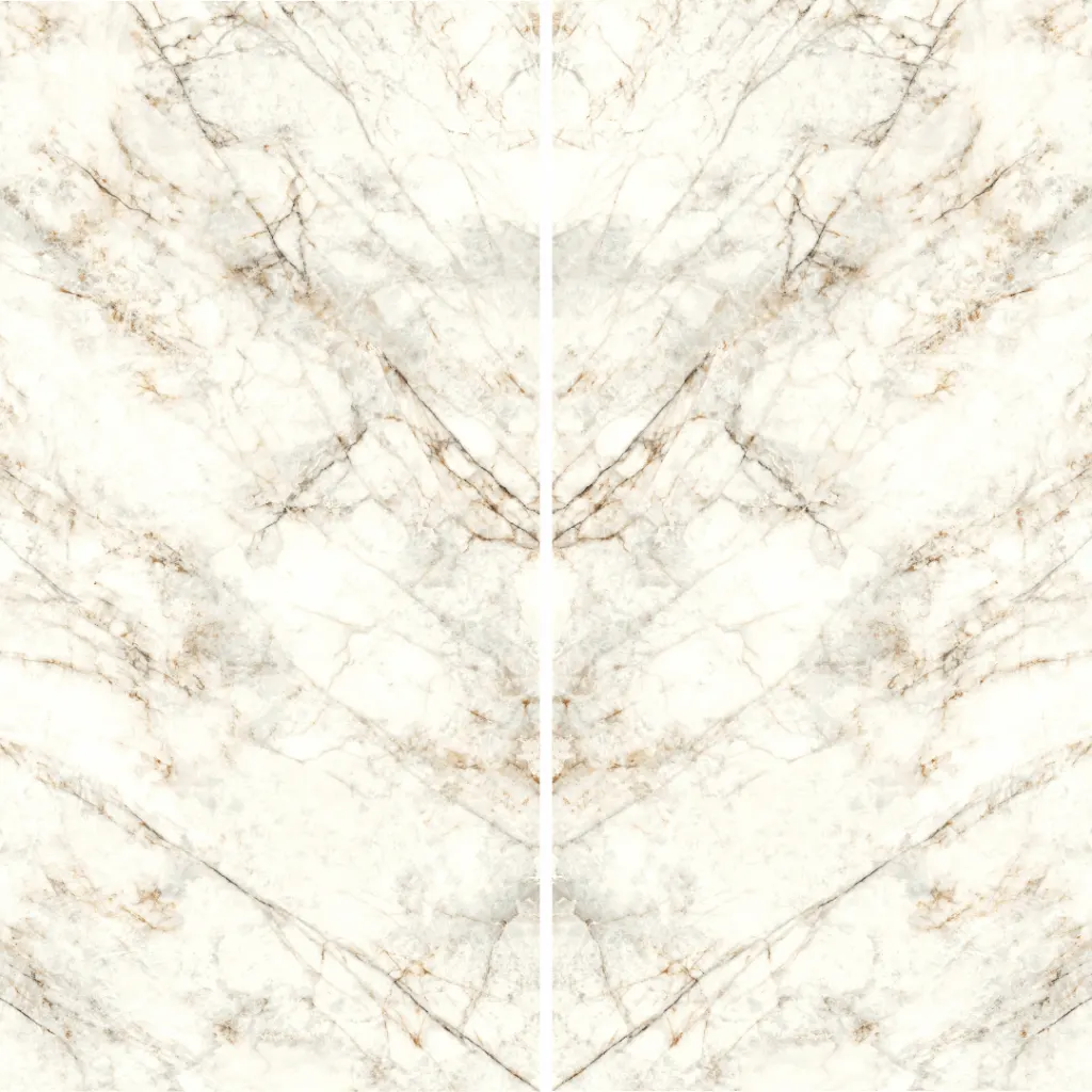 Cuarzo Reno porcelain slab by White Matte
