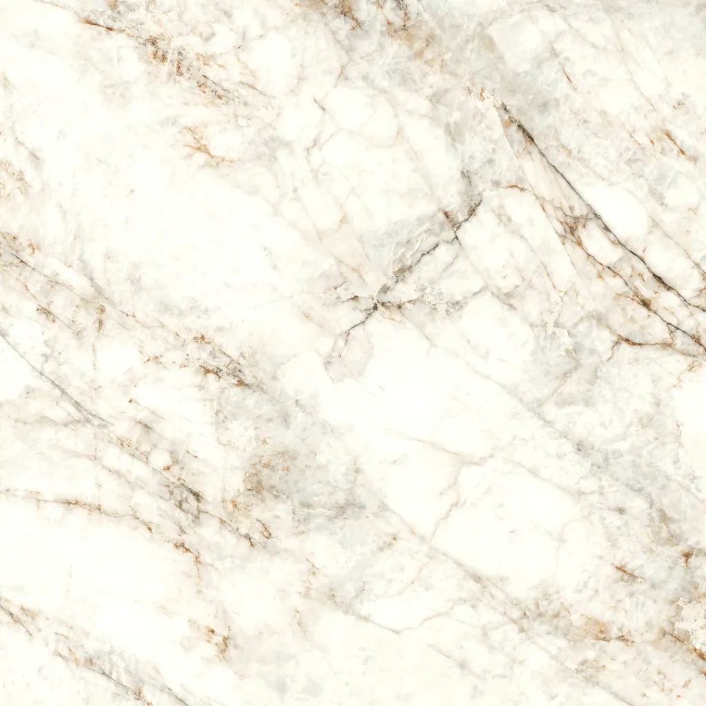 Cuarzo Reno porcelain slab - view 3 | White Matte