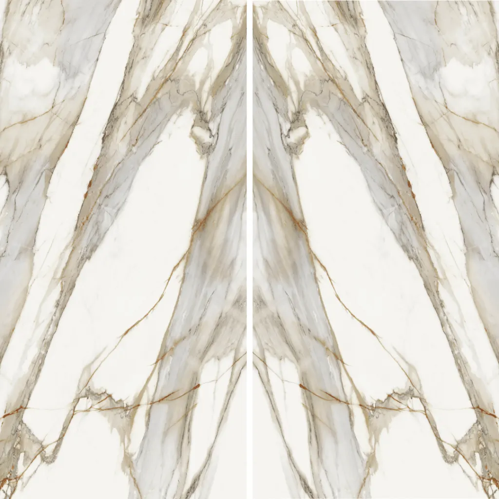 Macchia Vecchia porcelain slab by White Matte