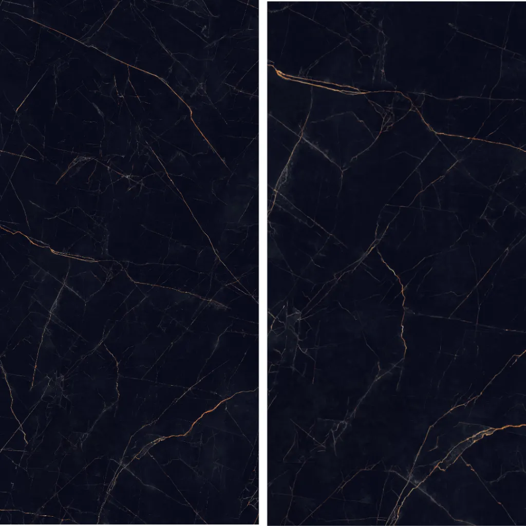 Nero Ardi porcelain slab by White Matte