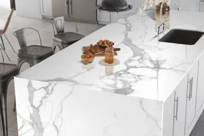 Statuario Natural Statuario Natural porcelain slab by White Matte