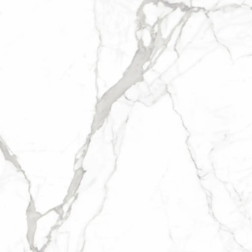Statuario Natural porcelain slab - view 3 | White Matte