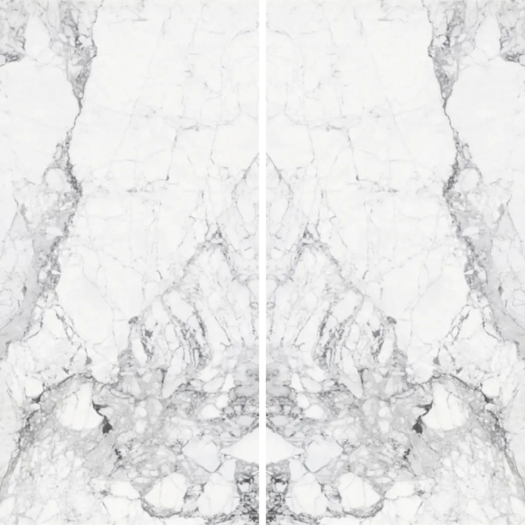 Statuario Toh porcelain slab by White Matte